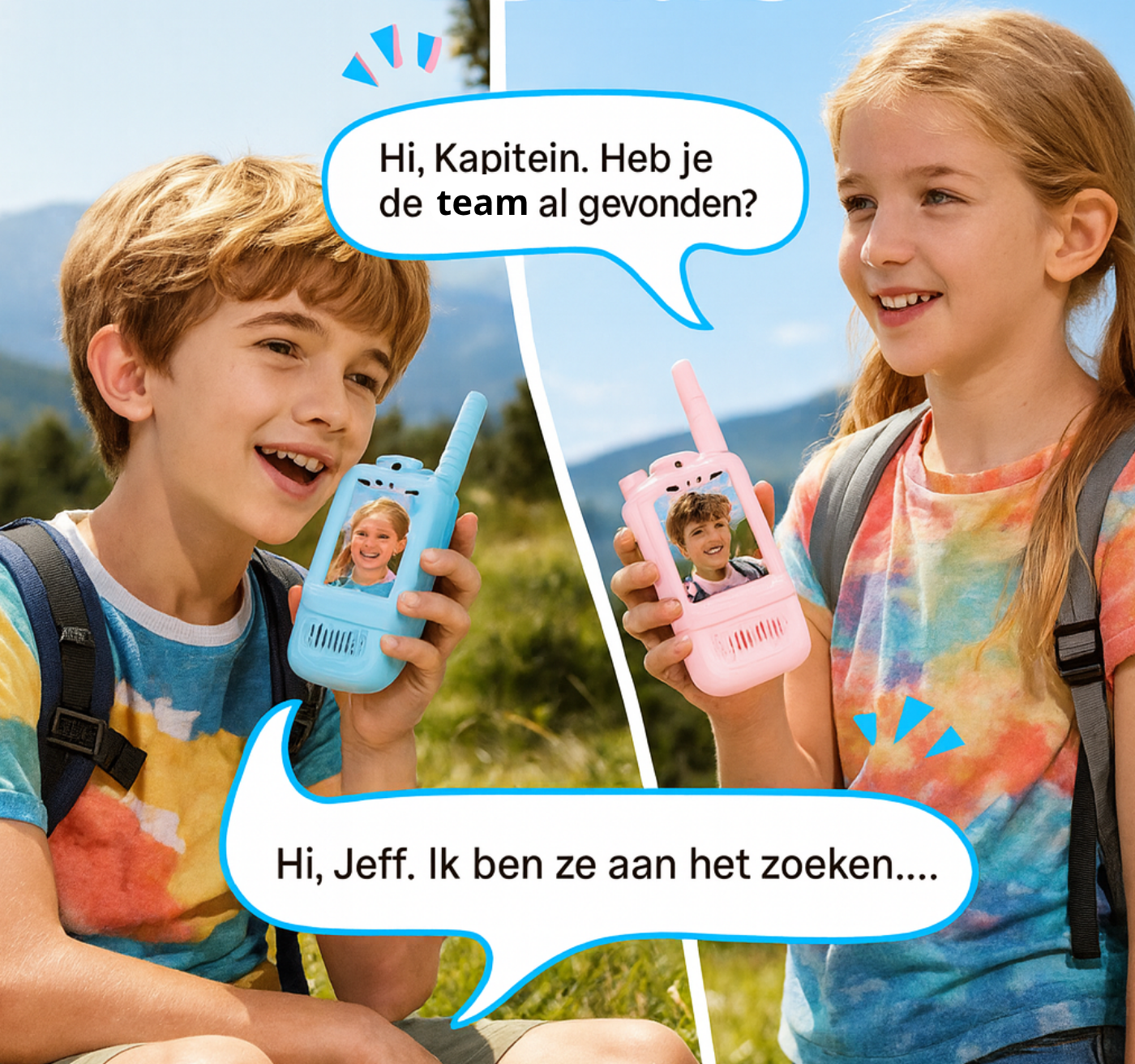 Walkie-Talkie |  Interactieve video set voor kinderen