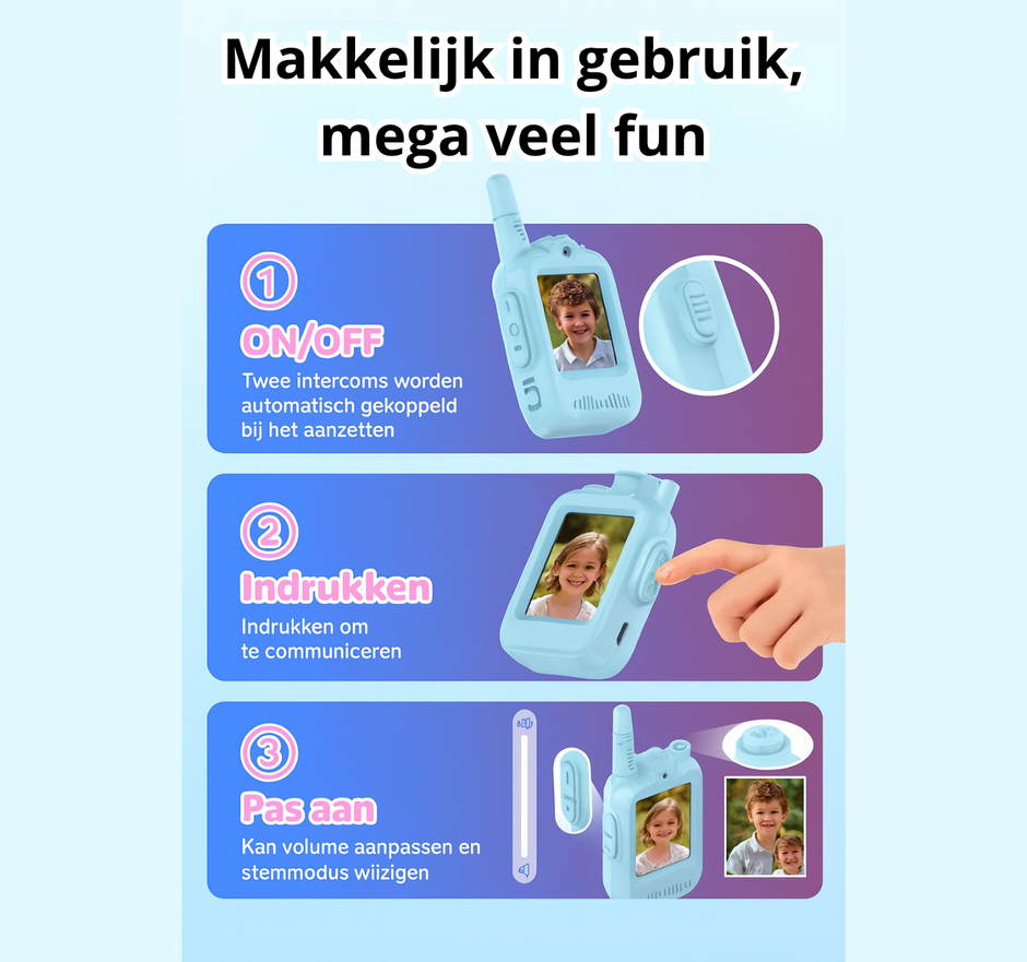 Walkie-Talkie |  Interactieve video set voor kinderen