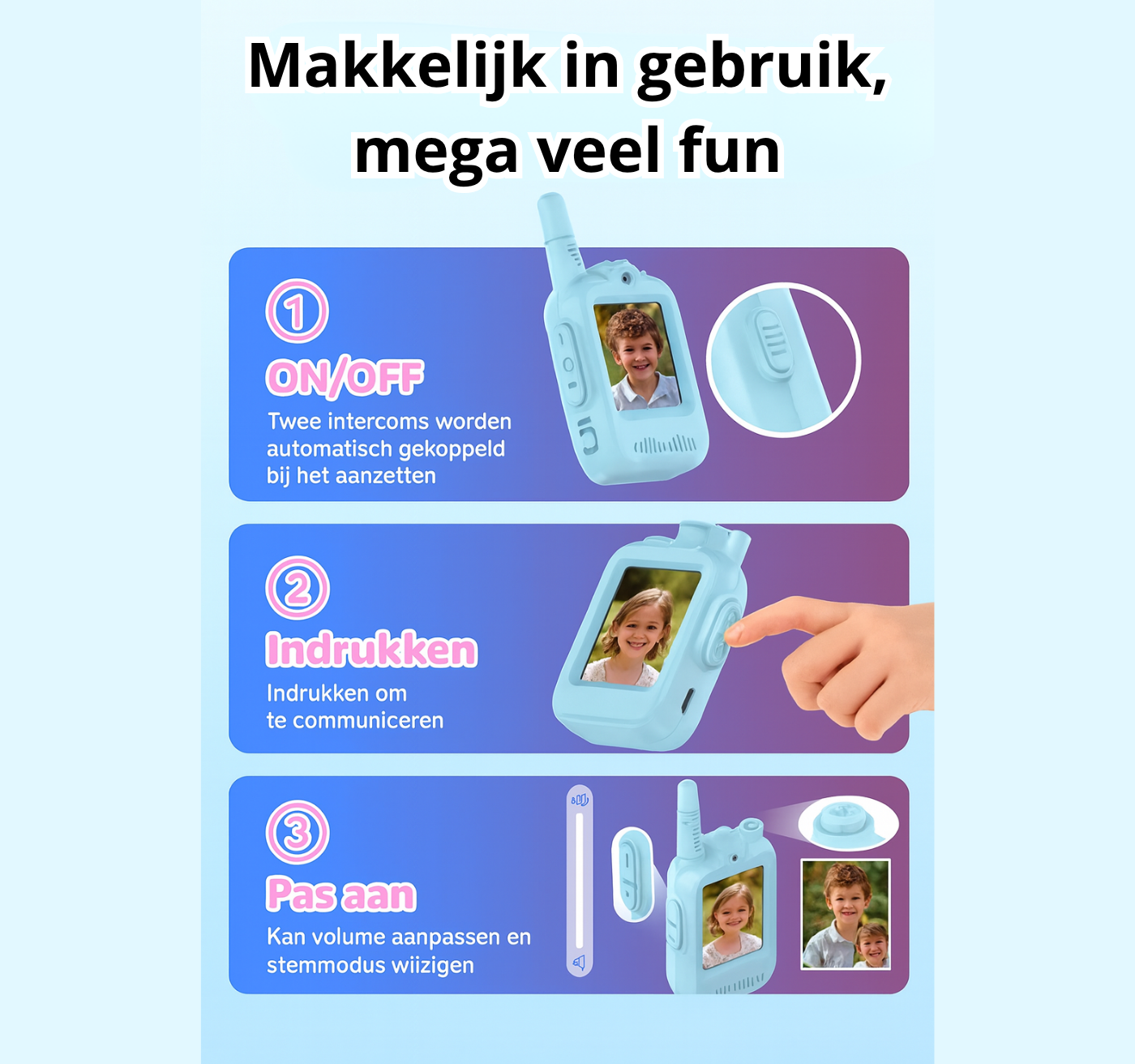 Walkie-Talkie |  Interactieve video set voor kinderen